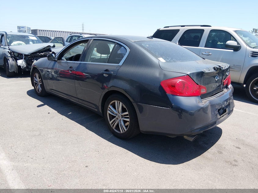 Vin: jn1dv6ap7bm830555, lot: 45745121, infiniti g25 journey 20113