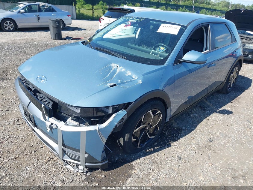Vin: km8kmdafxnu057275, lot: 45745131, hyundai ioniq 5 se 20222