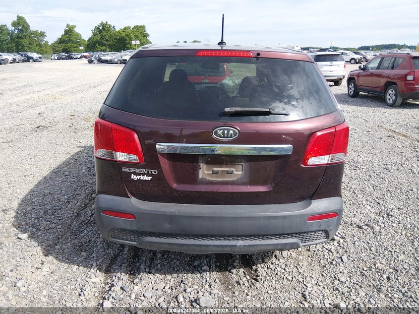 2013 Kia Sorento Lx VIN: 5XYKT3A15DG365895 Lot: 45247354