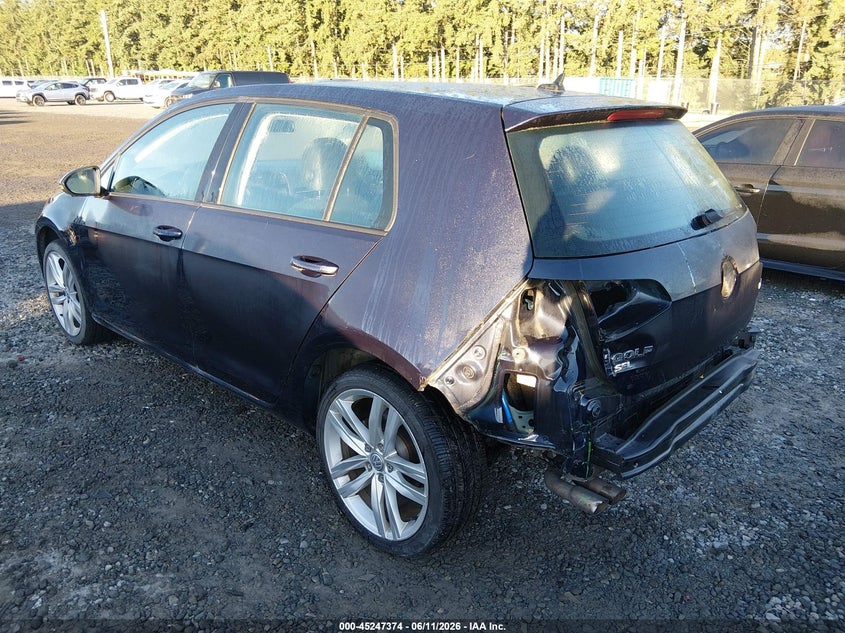 2017 VOLKSWAGEN GOLF TSI S 4-DOOR/TSI SE 4-DOOR/TSI SEL 4-DOOR/TSI WOLFSBURG EDITION 4-DOOR — Photo 3