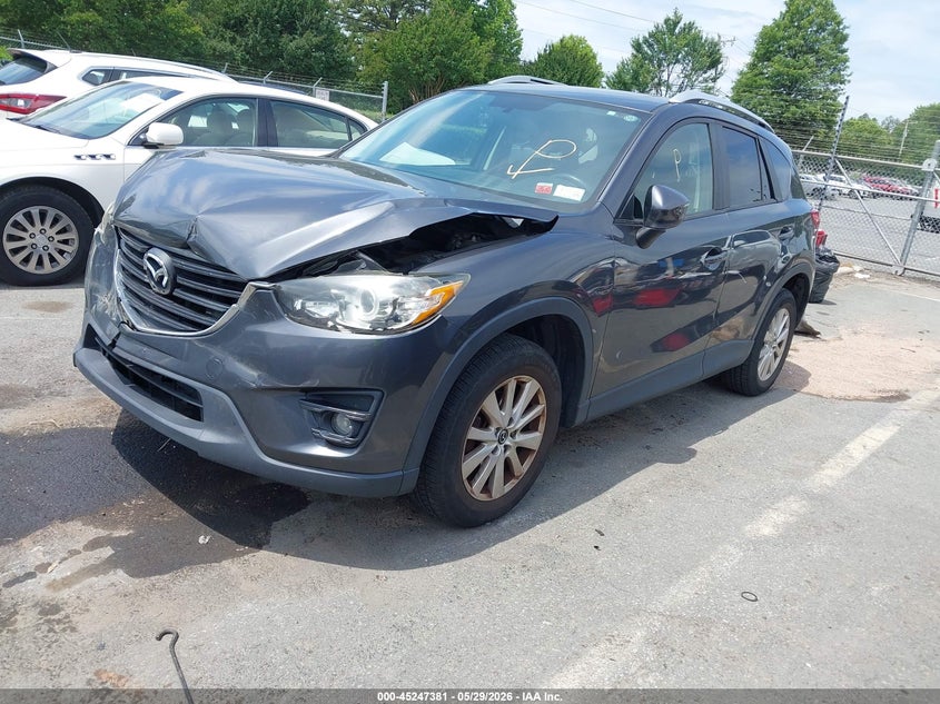 Vin: jm3ke4cy8g0736527, lot: 45745184, mazda cx-5 touring 20162