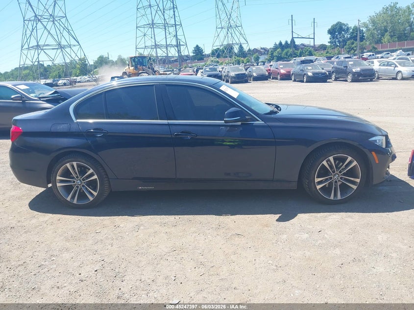 2017 BMW 330I xDrive VIN: WBA8D9C38HA011946 Lot: 45247397
