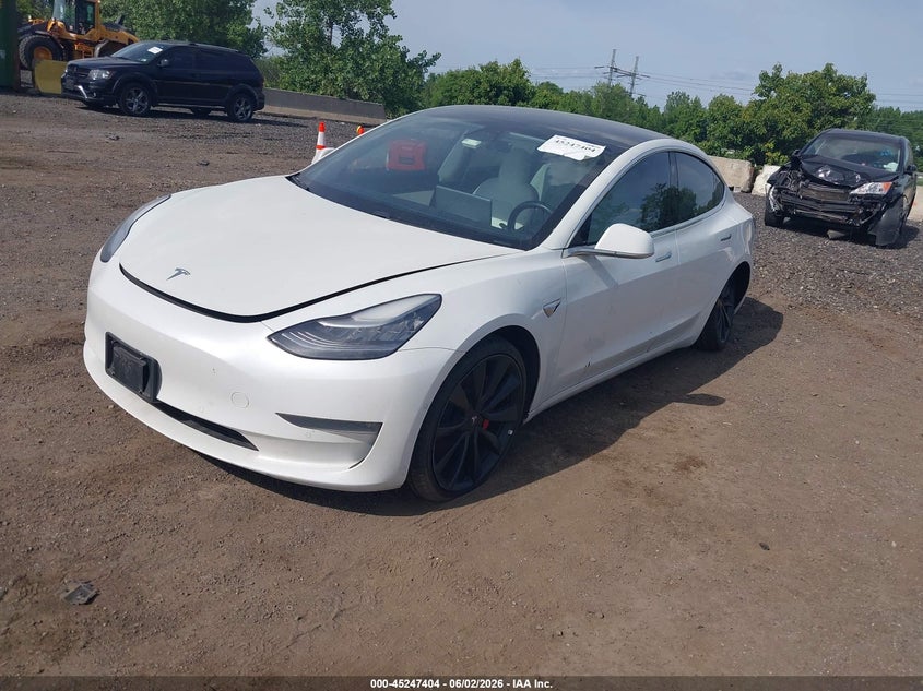 Vin: 5yj3e1ec2lf784243, lot: 45745207, tesla model 3 performance dual motor all-wheel drive 20202
