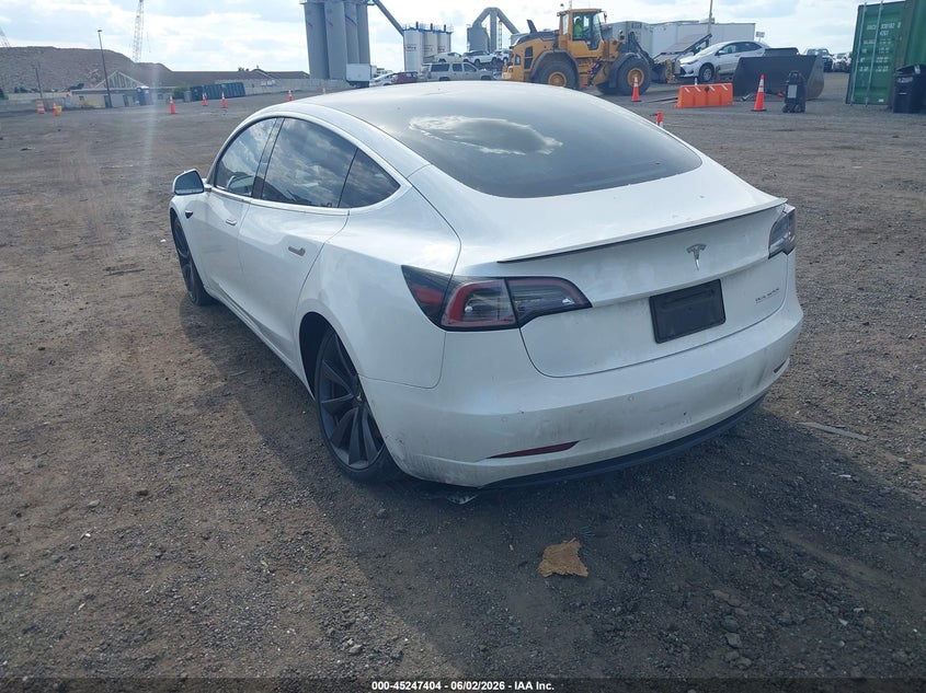 Vin: 5yj3e1ec2lf784243, lot: 45745207, tesla model 3 performance dual motor all-wheel drive 20203