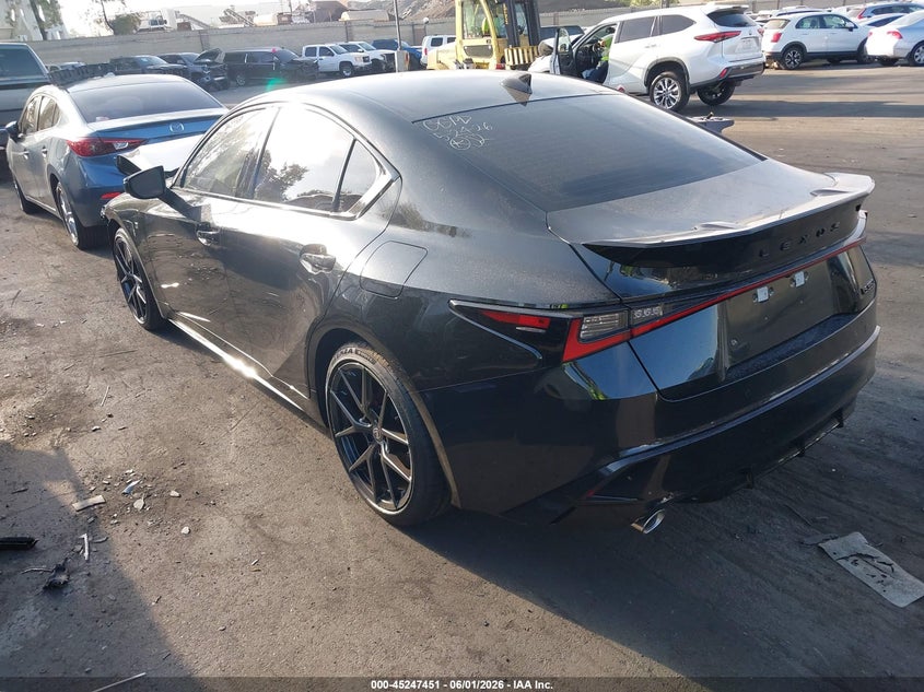 Vin: jthgz1b25t5099929, lot: 45745254, lexus is 350 f sport 20263