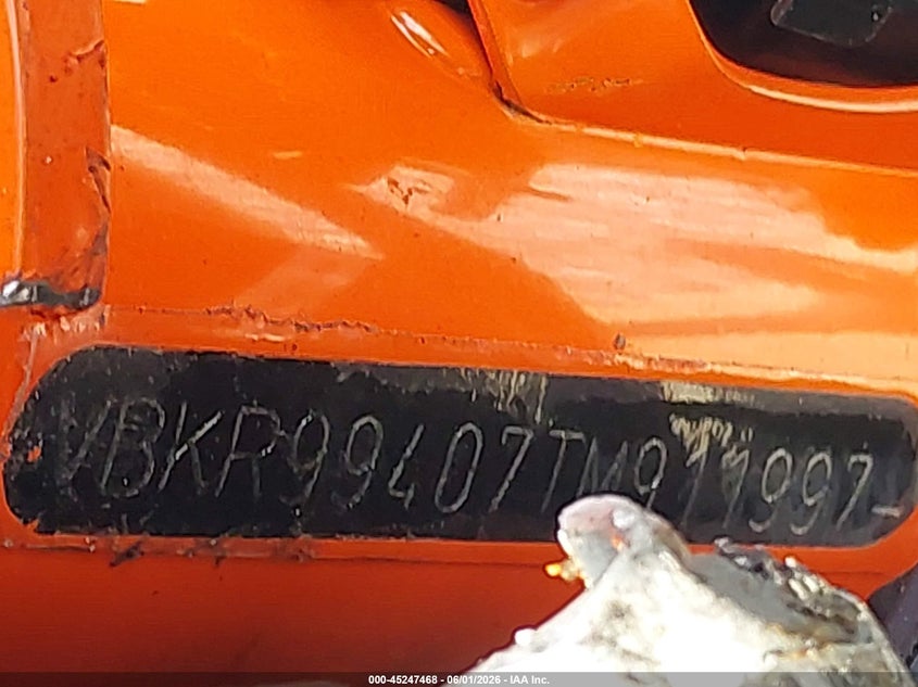 2026 Ktm 990 VIN: VBKR99407TM911997 Lot: 45247468