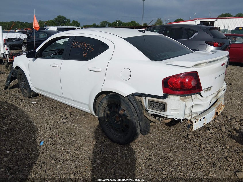 1C3CDZAB5CN110480 2012 Dodge Avenger 2.4 Se Unknown