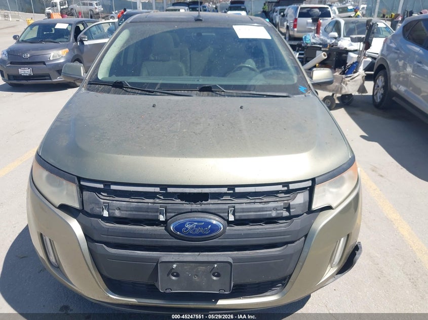 2012 Ford Edge 3.5 Sel gold Lot 111045247551 Vin 2FMDK3JC9CBA04147