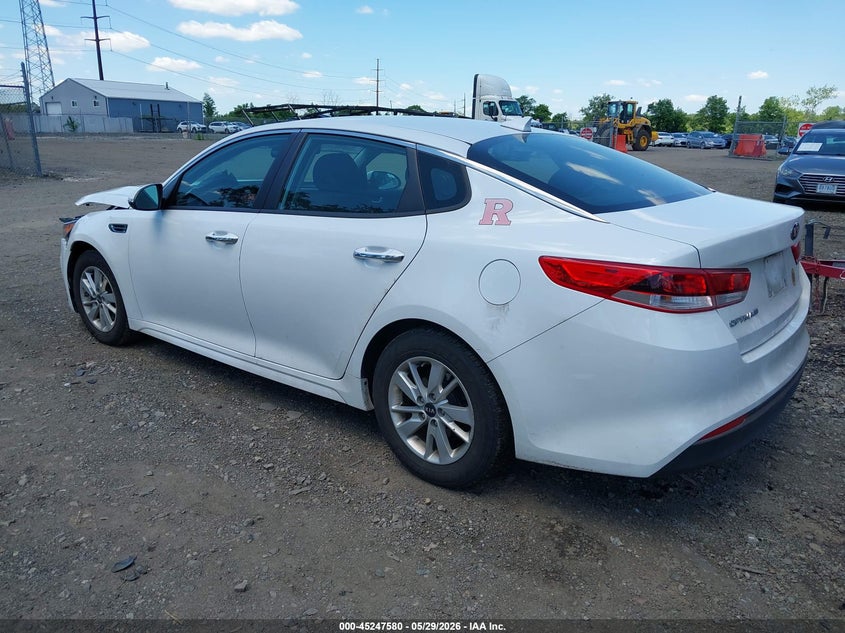 Vin: 5xxgt4l38jg182064, lot: 45745383, kia optima lx 20183