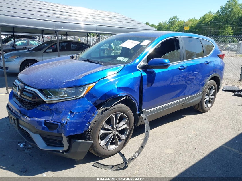 Vin: 7farw2h57me007377, lot: 45745393, honda cr-v awd ex 20212