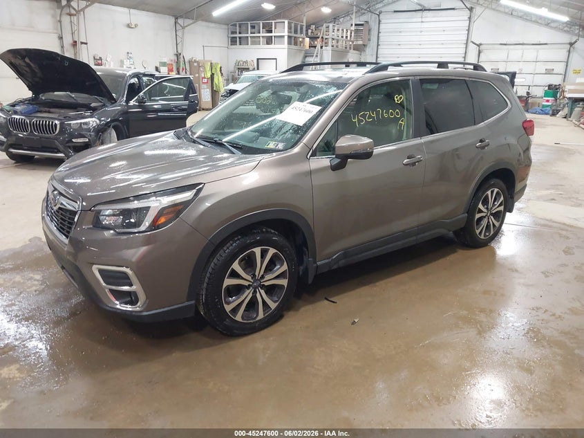 Vin: jf2skauc4mh453138, lot: 45745403, subaru forester limited 20212