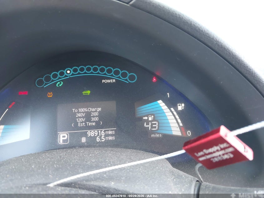 2013 Nissan Leaf S VIN: 1N4AZ0CP4DC415660 Lot: 45247610