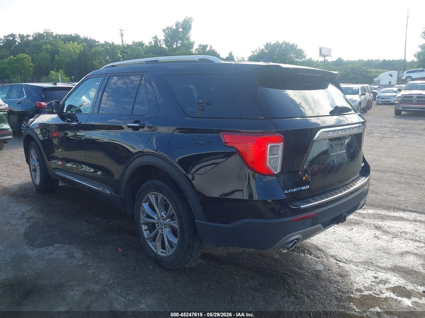 Vin: 1fmsk8fh2ngb90697, lot: 45745418, ford explorer limited 20223