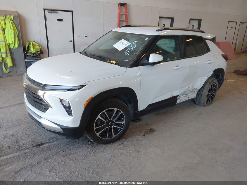 Vin: kl79mpsl2rb130369, lot: 45745424, chevrolet trailblazer fwd lt 20242