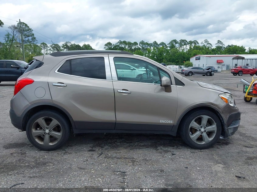 2013 BUICK ENCORE SPORT UTILITY VEHICLE 1.4L I-4 DOHC, VVT, TURBO, 138HP