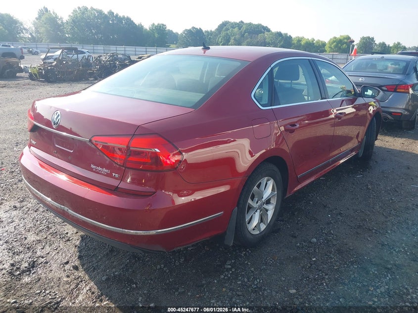 Vin: 1vwas7a33gc047111, lot: 45745479, volkswagen passat 1.8t s 20164