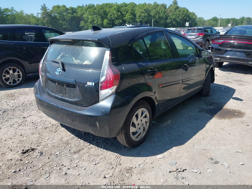 Vin: jtdkdtb38f1579201, lot: 45745493, toyota prius c one 20154