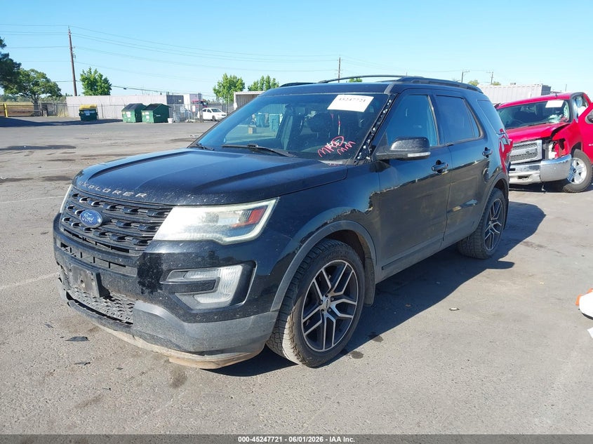Vin: 1fm5k8gt8ggc35130, lot: 45745524, ford explorer sport 20162