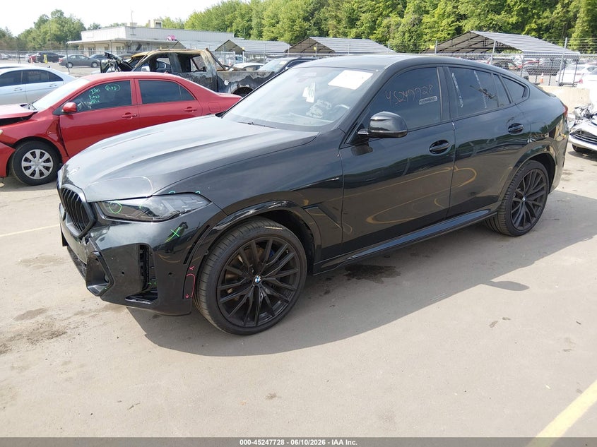 2024 BMW X6 3.0L I-6 DI, DOHC, V(VIN: 5UX33EX05R9U78624