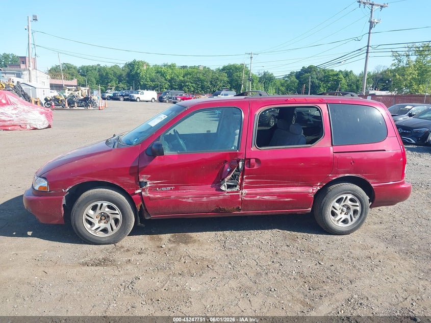 2000 Nissan Quest Gle/Gxe/Se-Cloth/Se-Leather VIN: 4N2XN11T8YD804126 Lot: 45247751