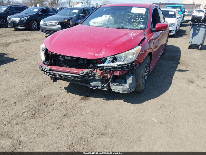 2017 HONDA ACCORD SEDAN 2.4L I-4 DI, DOHC, VVT, 189HP