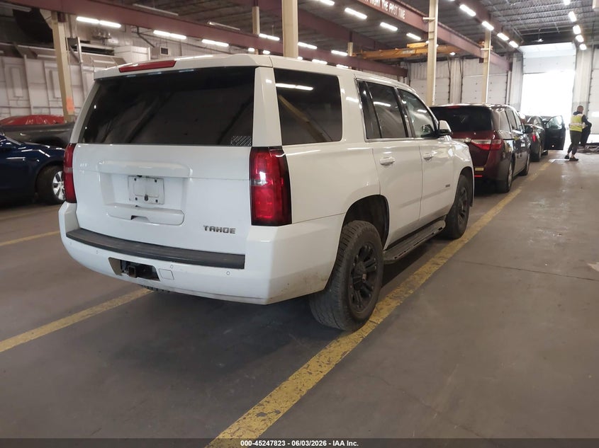 Vin: 1gnsk3ec5fr685891, lot: 45745626, chevrolet tahoe commercial fleet 20154