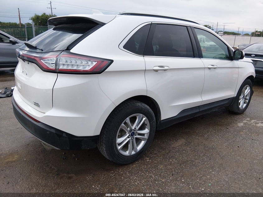 Vin: 2fmpk3j9xjbb58896, lot: 45745650, ford edge sel 20184