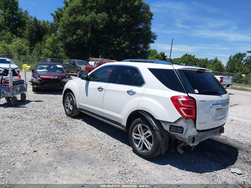 Vin: 2gnaldek0h1512605, lot: 45745681, chevrolet equinox premier 20173