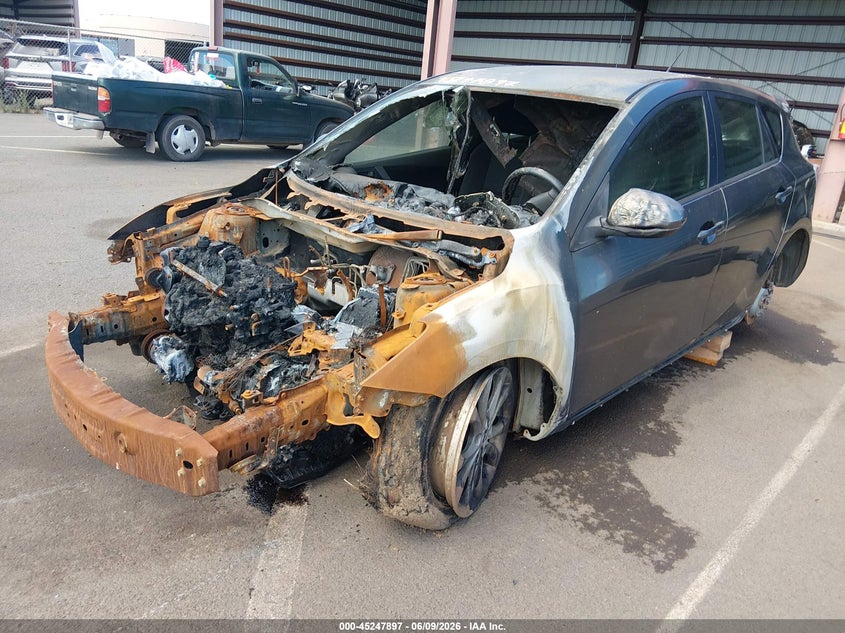 Vin: jm1bl1k64b1496389, lot: 45745700, mazda mazda3 s sport 20112