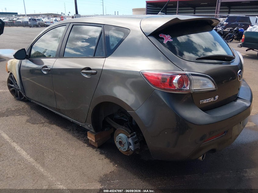 Vin: jm1bl1k64b1496389, lot: 45745700, mazda mazda3 s sport 20113