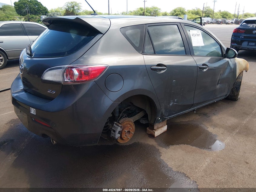 Vin: jm1bl1k64b1496389, lot: 45745700, mazda mazda3 s sport 20114