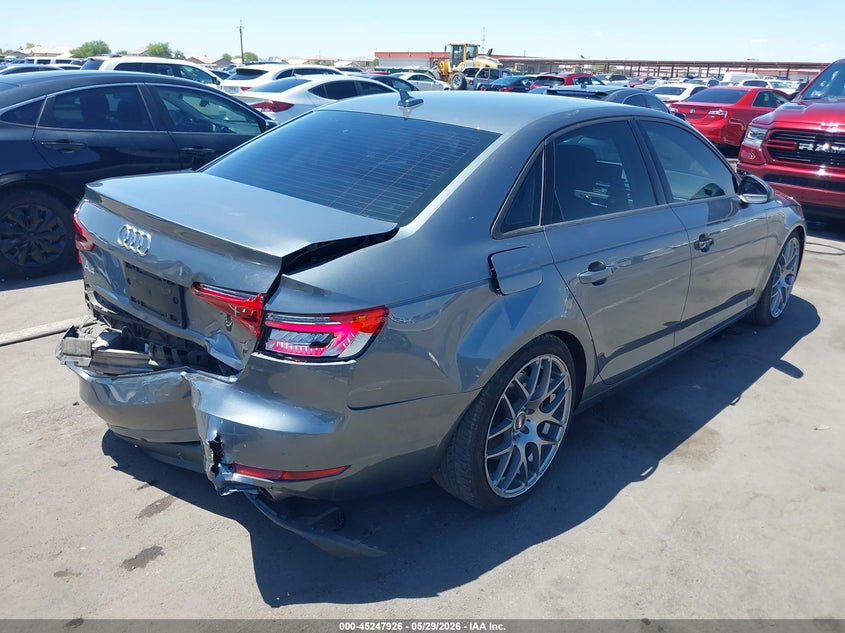 Vin: waugnaf47hn021035, lot: 45745729, audi a4 2.0t premium 20174