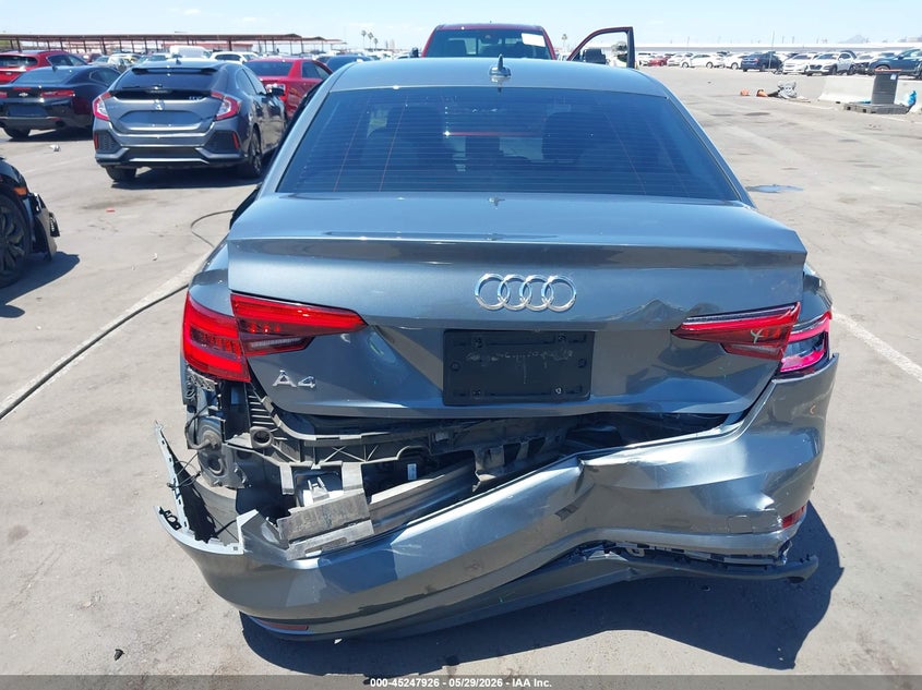 2017 Audi A4 2.0T Premium VIN: WAUGNAF47HN021035 Lot: 45247926