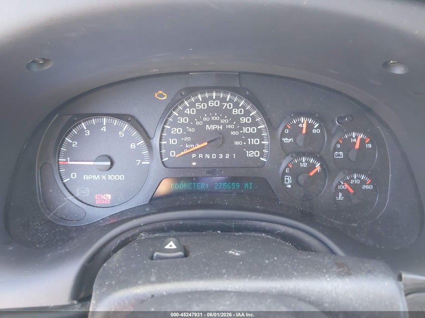 2007 Chevrolet Trailblazer Lt VIN: 1GNDT13S072258388 Lot: 45247931