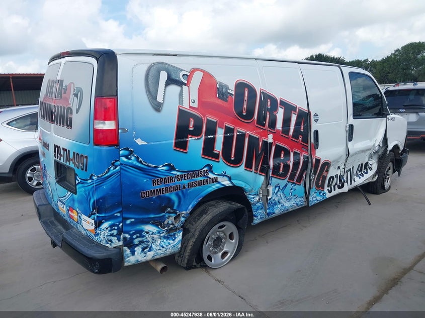 Vin: 1gtw7afg3k1315047, lot: 45745741, gmc savana 2500 work van 20194