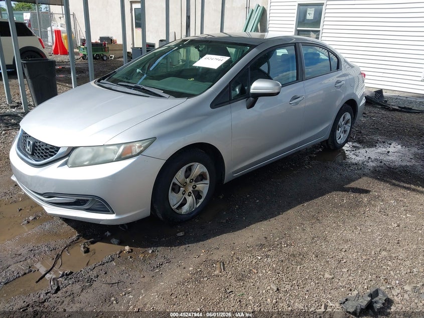 2014 Honda Civic Lx 19XFB2F52EE266055 photo 1