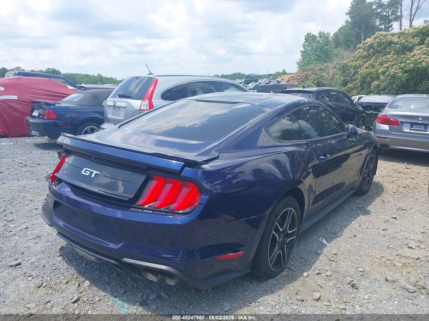 Vin: 1fa6p8cf2j5101183, lot: 45745783, ford mustang gt 20184