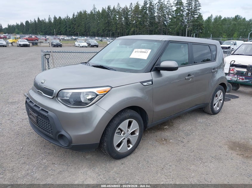 Vin: kndjn2a25g7258940, lot: 45745805, kia soul 20162