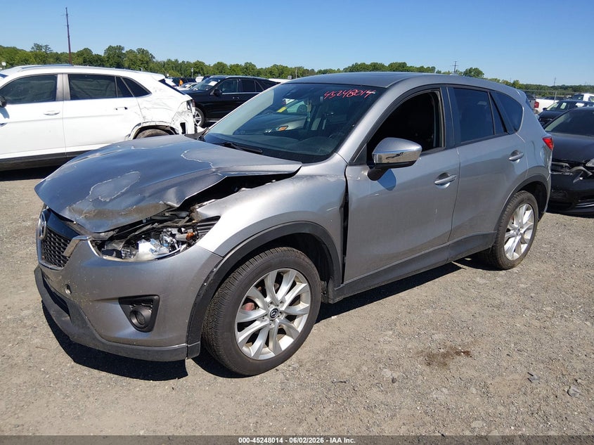 Vin: jm3ke4dy8e0395190, lot: 45745817, mazda cx-5 grand touring 20142