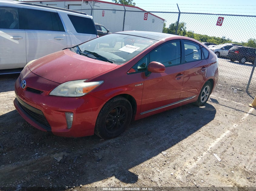 2014 TOYOTA PRIUS HATCHBACK 1.8L I-4 DOHC, VVT, 98HP