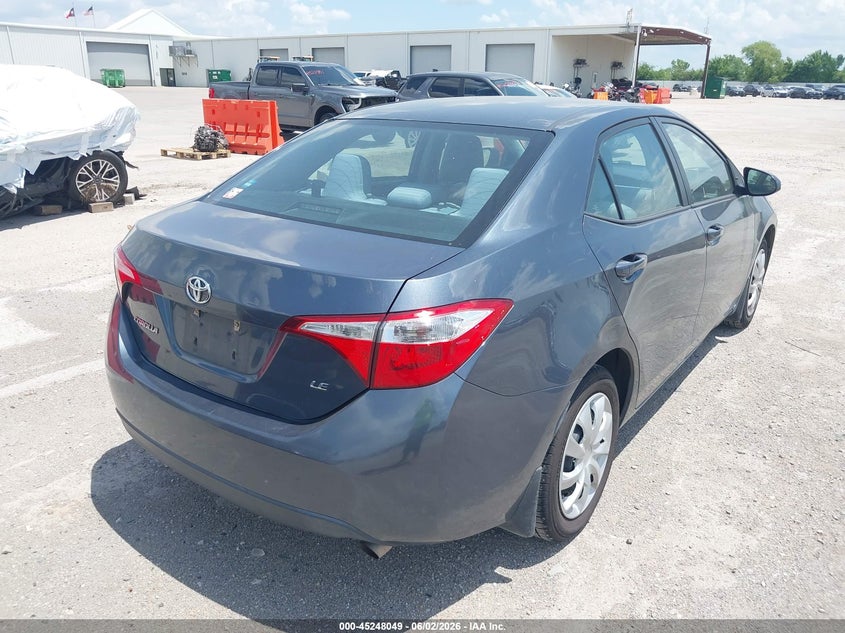 2016 TOYOTA COROLLA auction photo 4