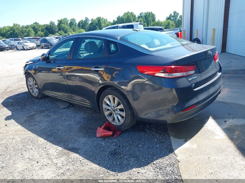 Vin: 5xxgt4l33hg123773, lot: 45745871, kia optima lx 20173