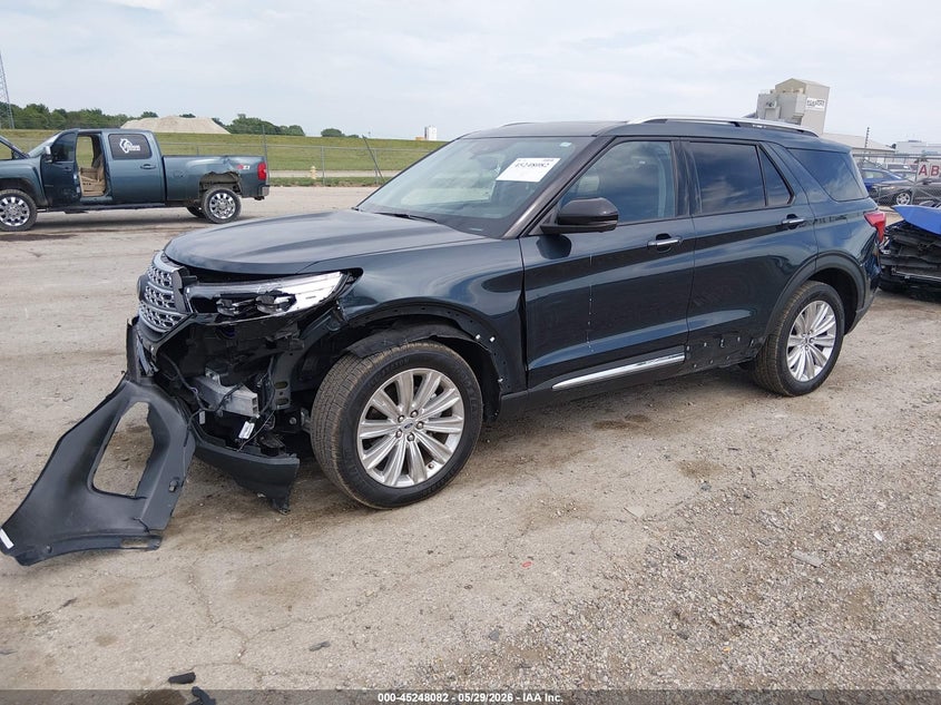 Vin: 1fmsk8fh9ngb66638, lot: 45745885, ford explorer limited 20222