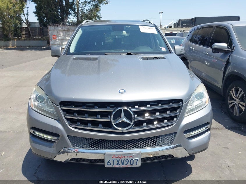 2012 Mercedes-Benz Ml 350 4Matic VIN: 4JGDA5HB0CA027453 Lot: 45248089