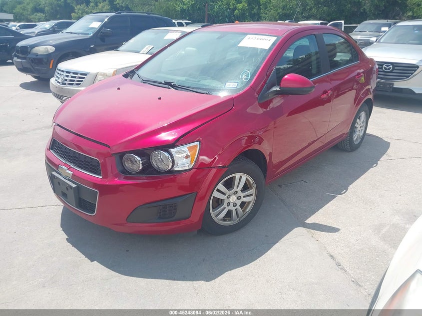 Vin: 1g1jc5sh1f4217708, lot: 45745897, chevrolet sonic lt auto 20152