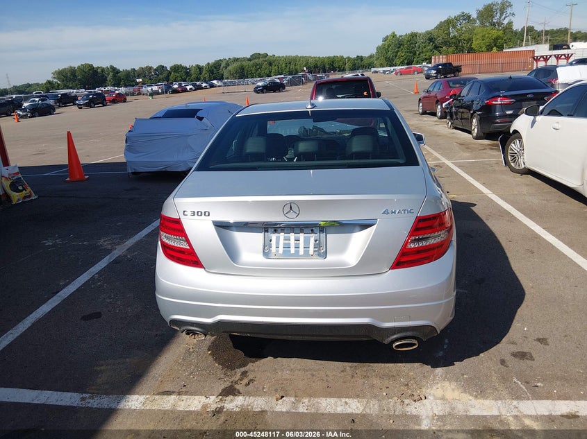 2012 Mercedes-Benz C 300 Sport 4Matic VIN: WDDGF8BB7CA654380 Lot: 45248117