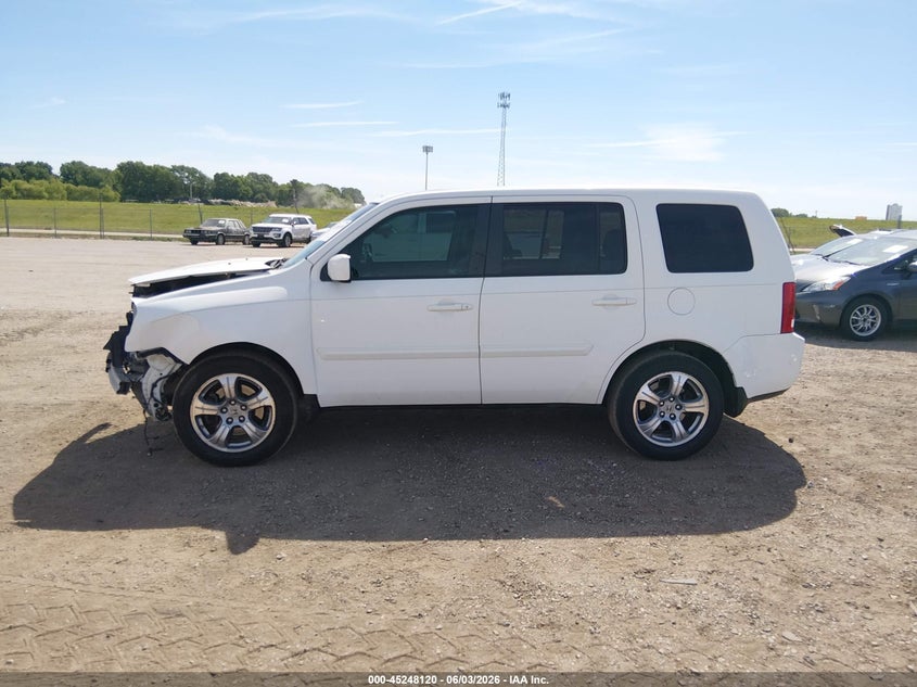 2012 Honda Pilot 3.5 Ex-L white Lot 111045248120 Vin 5FNYF3H5XCB020779