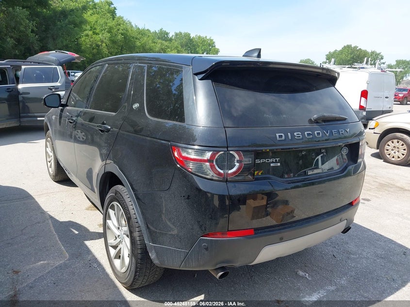 Vin: salcr2rx7jh741224, lot: 45745962, land rover discovery sport hse 20183