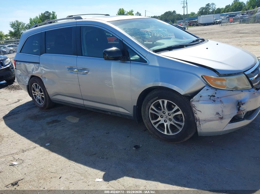 2012 Honda Odyssey 3.5 Ex-L silver Lot 111045248172 Vin 5FNRL5H64CB105778
