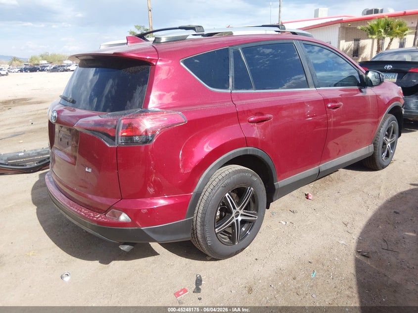 Vin: 2t3zfrev4jw482872, lot: 45745978, toyota rav4 le 20184